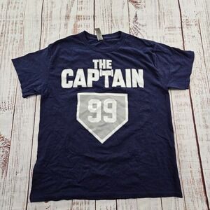 Aaron Judge The Captain #99 Blue Short Sleeve Cotton T-Shirt Men's M